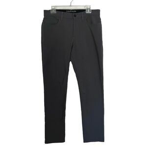 Calvin Klein Gray Infinite Flex Waist Jeans Style Pants W32